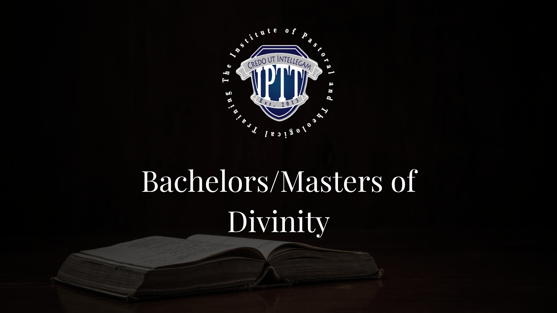 Bachelors-Masters of Divinity placeholder